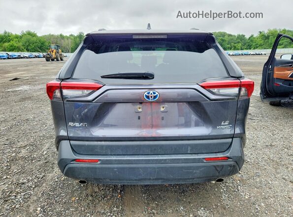 JTMMWRFV0KD028447 2019 TOYOTA RAV4 Серебряный Вид сзади