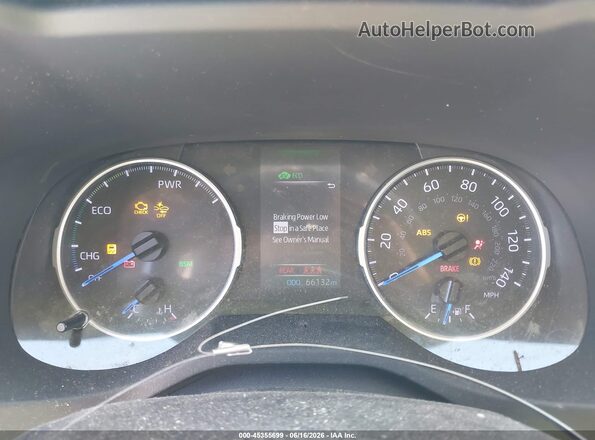 JTMMWRFV2KD034766 2019 TOYOTA RAV4 HYBRID Gray უკანა სავარძლების ხედი