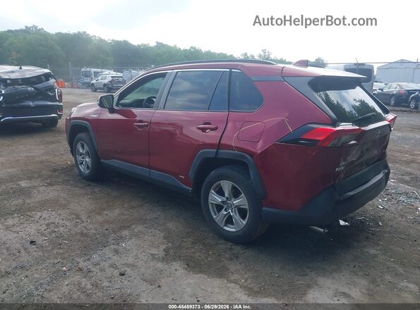 JTMMWRFV5KD524554 2019 TOYOTA RAV4 HYBRID Red უკანა მარცხენა