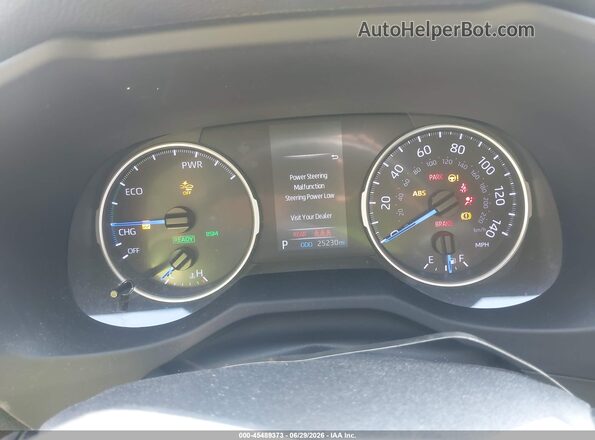 JTMMWRFV5KD524554 2019 TOYOTA RAV4 HYBRID Red უკანა სავარძლების ხედი