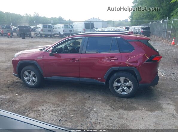 JTMMWRFV5KD524554 2019 TOYOTA RAV4 HYBRID Red სალონის 360-გრადუსიანი ხედი