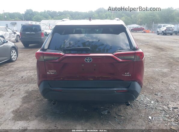 JTMMWRFV5KD524554 2019 TOYOTA RAV4 HYBRID Red 
