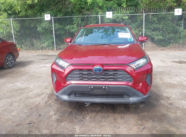 JTMMWRFV5KD524554 2019 TOYOTA RAV4 HYBRID Red ხელსაწყოთა პანელის ხედი