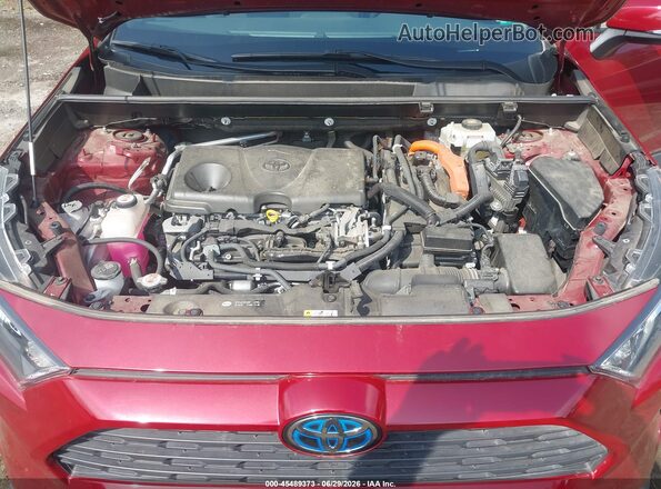 JTMMWRFV5KD524554 2019 TOYOTA RAV4 HYBRID Red უკანა ხედი