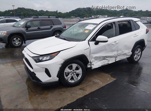 JTMMWRFVXKD009095 2019 TOYOTA RAV4 HYBRID Белый Передняя левая четверть