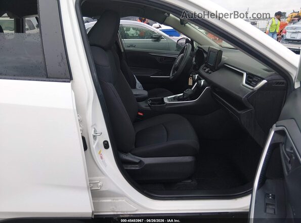 JTMMWRFVXKD009095 2019 TOYOTA RAV4 HYBRID Белый Вид салона спереди