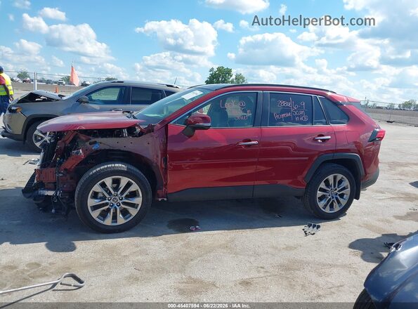 JTMN1RFV5KD517946 2019 TOYOTA RAV4 Maroon Vista interior de 360 grados