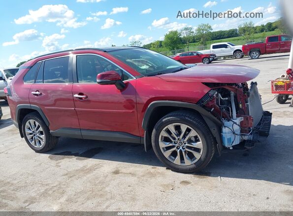 JTMN1RFV5KD517946 2019 TOYOTA RAV4 Maroon Vista interior trasera
