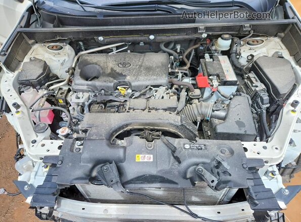 JTMN1RFV7KD003905 2019 TOYOTA RAV4 White Շարժիչի բաժամունքի տեսք
