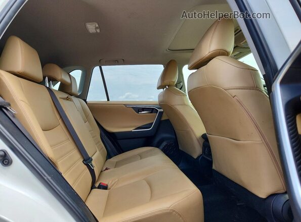 JTMN1RFV7KD003905 2019 TOYOTA RAV4 White Սալոնի հետևի տեսք