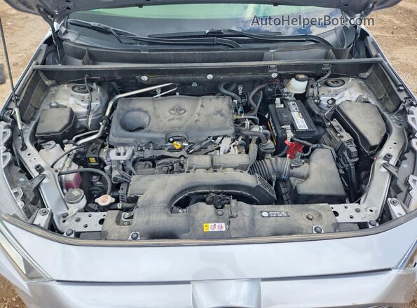JTMN1RFV9MD072601 2021 TOYOTA RAV4 Silver Rear interior view