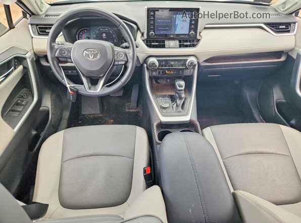 JTMN1RFV9MD072601 2021 TOYOTA RAV4 Silver Dashboard view