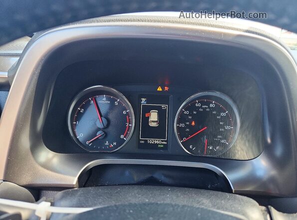 JTMNFREV0JD123112 2018 TOYOTA RAV4 Blue Instrument cluster view