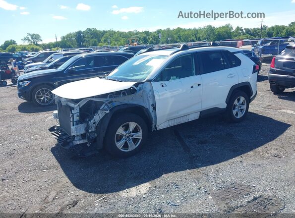 JTMP1RFV0KD516518 2019 TOYOTA RAV4 White წინა მარცხენა ხედი სამი მეოთხედიდან