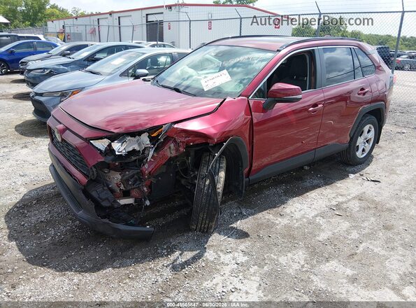 JTMP1RFV1LD526394 2020 TOYOTA RAV4 Burgundy წინა მარცხენა ხედი სამი მეოთხედიდან