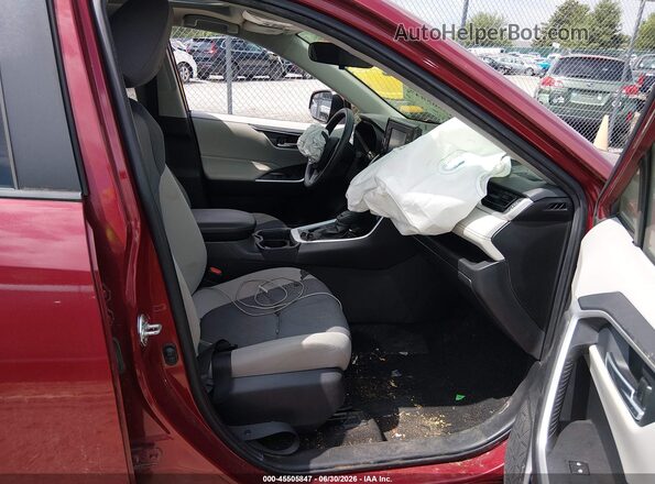 JTMP1RFV1LD526394 2020 TOYOTA RAV4 Burgundy წინა სალონის ხედი