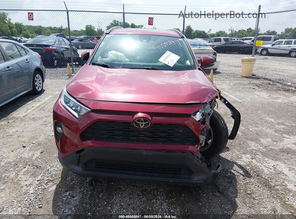 JTMP1RFV1LD526394 2020 TOYOTA RAV4 Burgundy უკანა სალონის ხედი