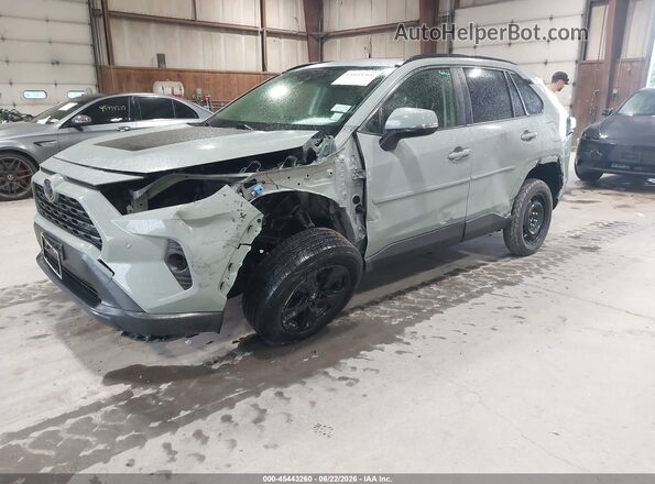 JTMP1RFV2KD027232 2019 TOYOTA RAV4 Gray Front left