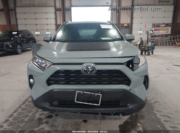 JTMP1RFV2KD027232 2019 TOYOTA RAV4 Gray Instrument cluster view