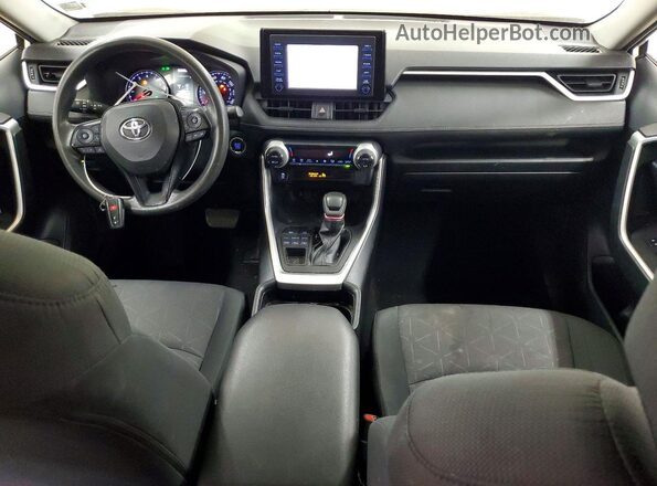 JTMP1RFV2KJ002977 2019 TOYOTA RAV4 Белый Вид панели приборов