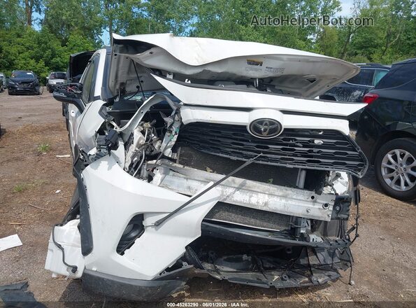 JTMP1RFV3KD002730 2019 TOYOTA RAV4 White Front view