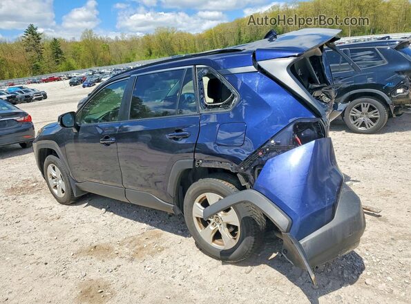 JTMP1RFV3KD043939 2019 TOYOTA RAV4 Blue Հետևի ձախ