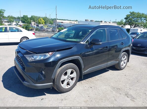 JTMP1RFV4KD033775 2019 TOYOTA RAV4 Black წინა მარცხენა ხედი სამი მეოთხედიდან