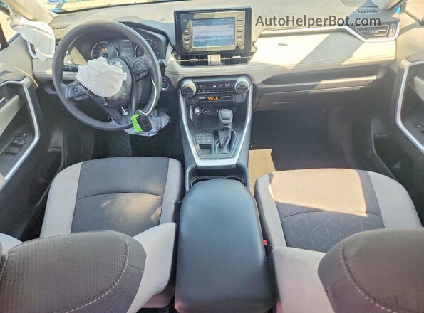 JTMP1RFV4KD503870 2019 TOYOTA RAV4 Blue წინა პანელის ხედი