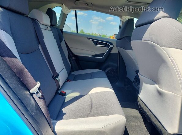 JTMP1RFV4KD503870 2019 TOYOTA RAV4 Blue უკანა სალონის ხედი