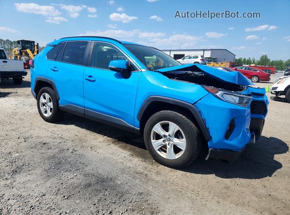 JTMP1RFV4KD503870 2019 TOYOTA RAV4 Blue წინა მარჯვენა