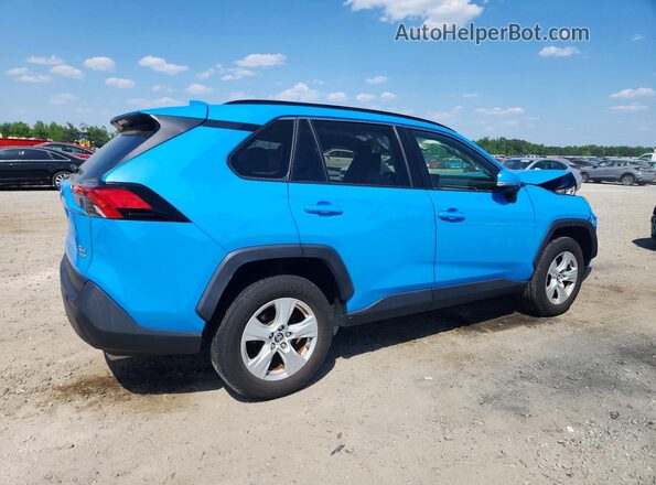 JTMP1RFV4KD503870 2019 TOYOTA RAV4 Blue უკანა მარჯვენა