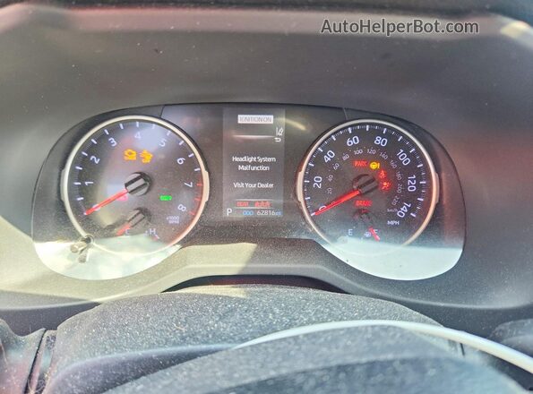 JTMP1RFV4KD503870 2019 TOYOTA RAV4 Blue ხელსაწყოთა პანელის ხედი