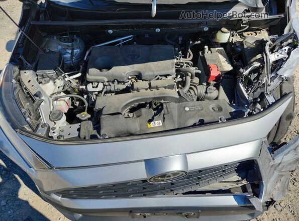 JTMP1RFV4KD512052 2019 TOYOTA RAV4 Silver Widok komory silnika