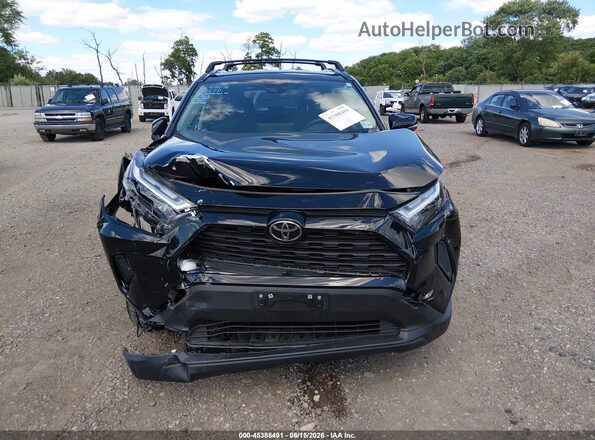JTMP1RFV4SJ044129 2025 TOYOTA RAV4 Black Widok zestawu wskaźników