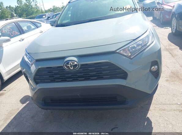 JTMP1RFV5KD016807 2019 TOYOTA RAV4 Gray Front view