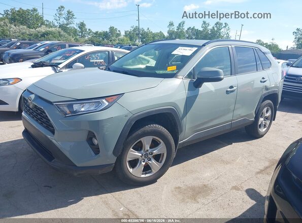JTMP1RFV5KD016807 2019 TOYOTA RAV4 Gray Front left