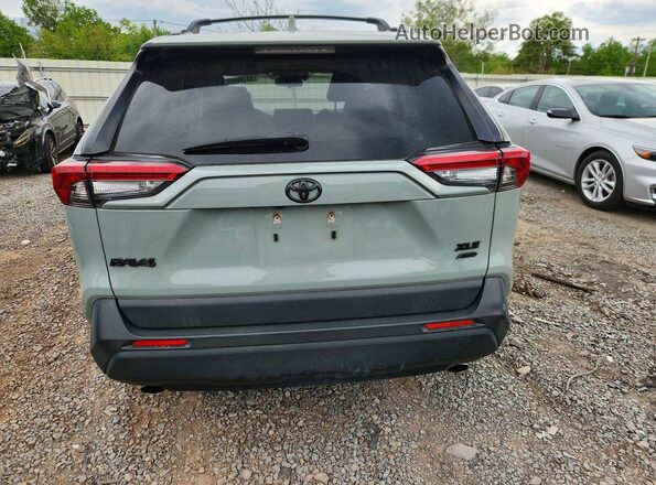 JTMP1RFV6KD506110 2019 TOYOTA RAV4 Green Rear view