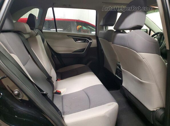 JTMP1RFV6KD513526 2019 TOYOTA RAV4 Black Widok tylnych siedzeń