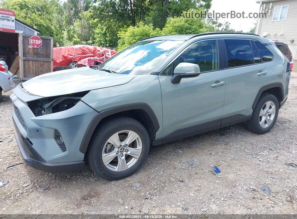 JTMP1RFV7KD522980 2019 TOYOTA RAV4 Gray Front left