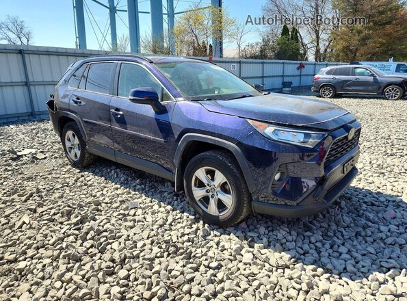 JTMP1RFV7KJ002263 2019 TOYOTA RAV4 Blue Առջևի աջ