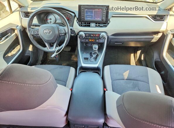 JTMP1RFV7KJ002263 2019 TOYOTA RAV4 Blue Առջևի վահանակի տեսք
