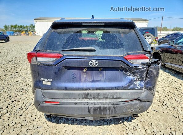 JTMP1RFV7KJ002263 2019 TOYOTA RAV4 Blue Հետևի տեսք