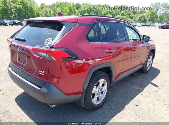 JTMP1RFV8KD014498 2019 TOYOTA RAV4 Красный Задняя правая четверть