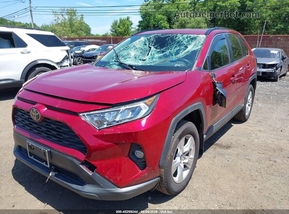 JTMP1RFV8KD014498 2019 TOYOTA RAV4 Красный Вид спереди