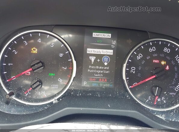 JTMP1RFV8KD014498 2019 TOYOTA RAV4 Красный Вид задних сидений
