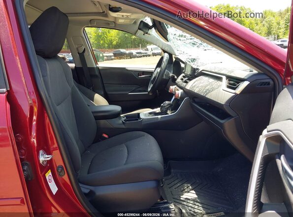 JTMP1RFV8KD014498 2019 TOYOTA RAV4 Красный Вид салона спереди