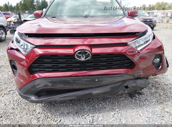 JTMP1RFV8KD029356 2019 TOYOTA RAV4 Red Вид спереду