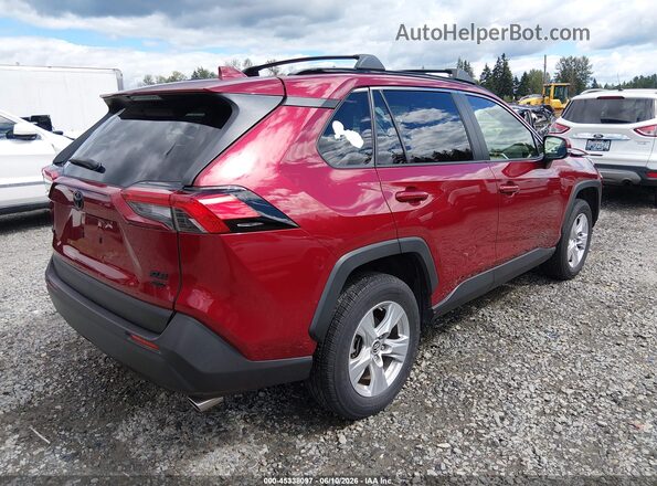 JTMP1RFV8KD029356 2019 TOYOTA RAV4 Red Задня права чверть