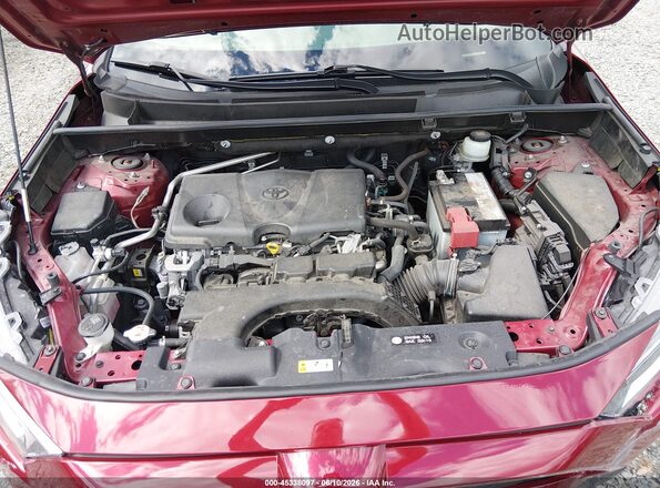 JTMP1RFV8KD029356 2019 TOYOTA RAV4 Red Вид ззаду
