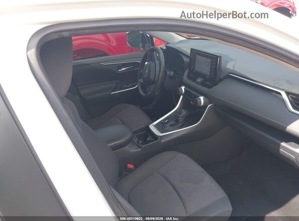 JTMR6RFV6LD001325 2020 TOYOTA RAV4 HYBRID White წინა სალონის ხედი
